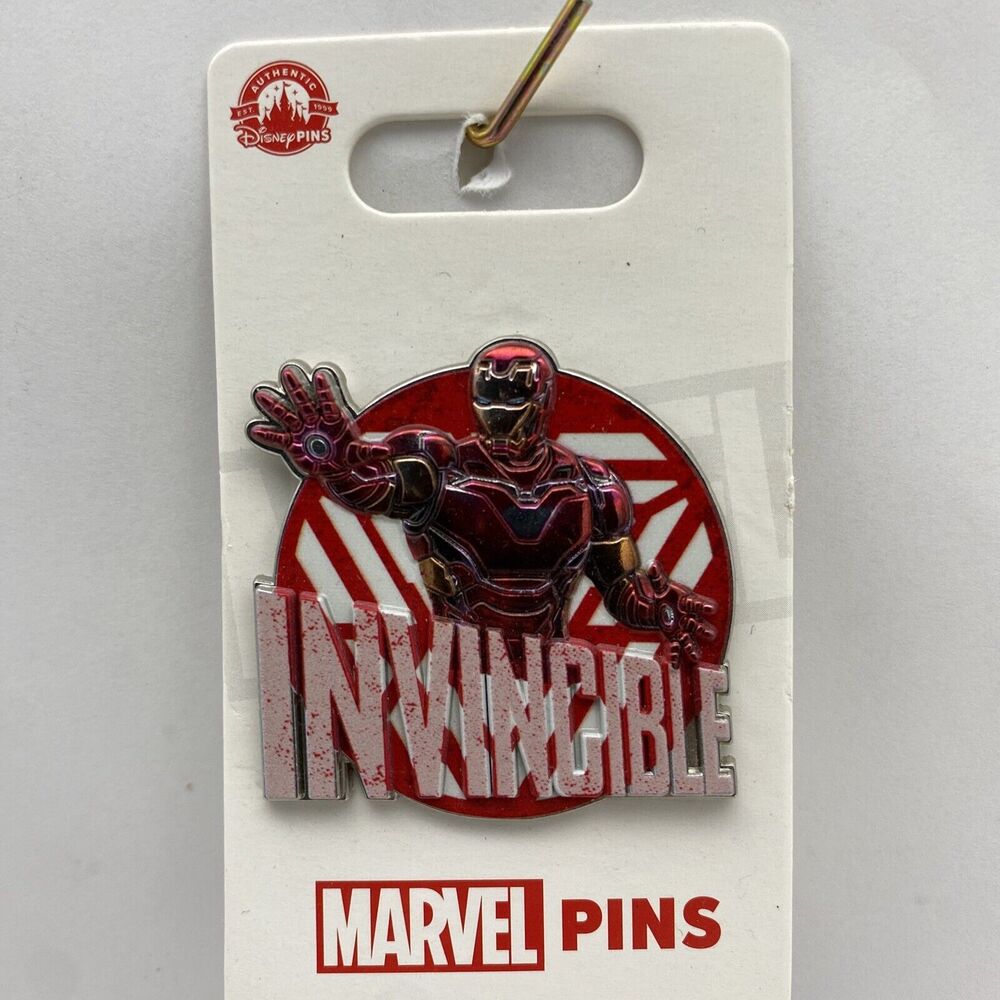 Disney Marvel Pin Ironman Avengers Invincible 3D Trading Parks